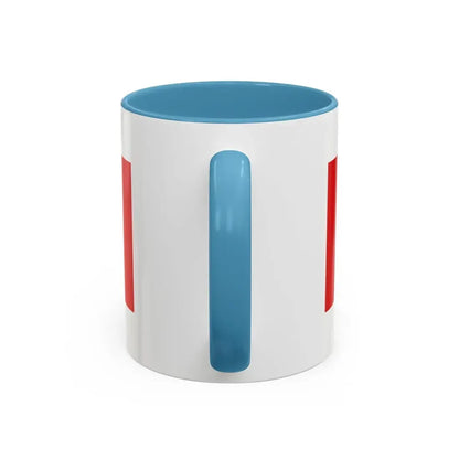 Flag of Oberspreewald Lausitz Germany - Accent Coffee Mug - Go Mug Yourself