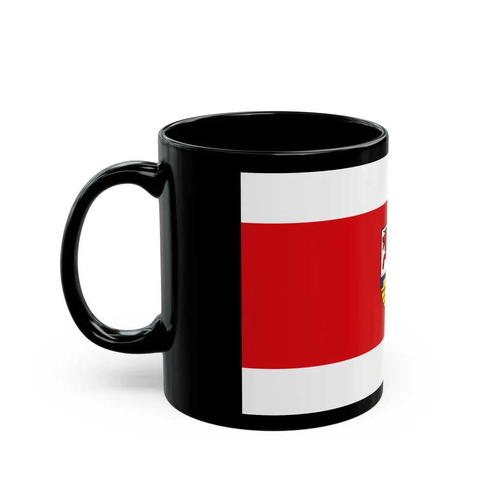 Flag of Oberspreewald Lausitz Germany - Black Coffee Mug-Go Mug Yourself