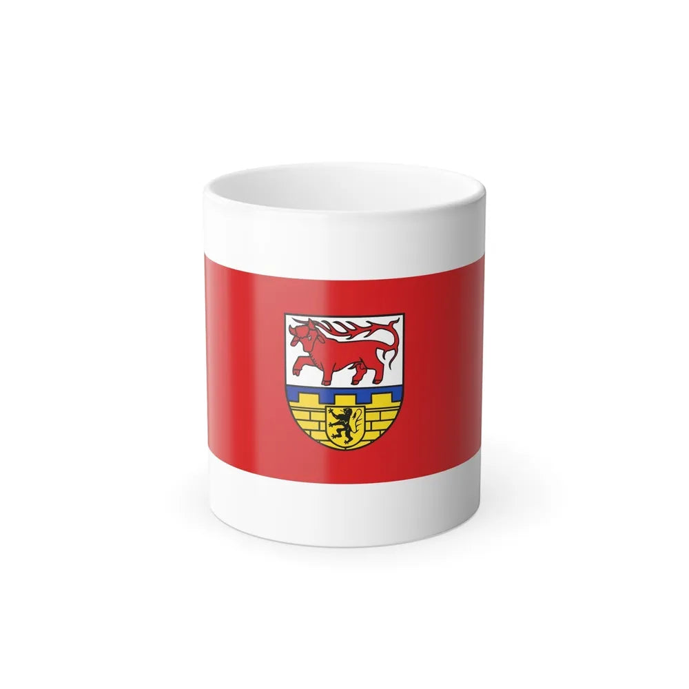 Flag of Oberspreewald Lausitz Germany - Color Changing Coffee Mug-11oz-Go Mug Yourself