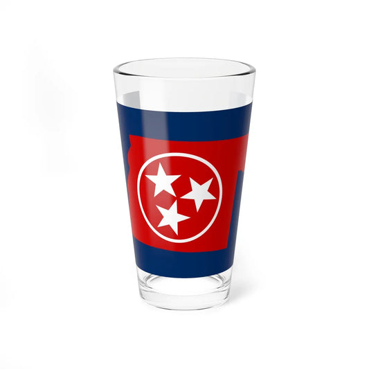 Flag of Obion County Tennessee (United States) Pint Glass 16oz 16oz - Go Mug Yourself