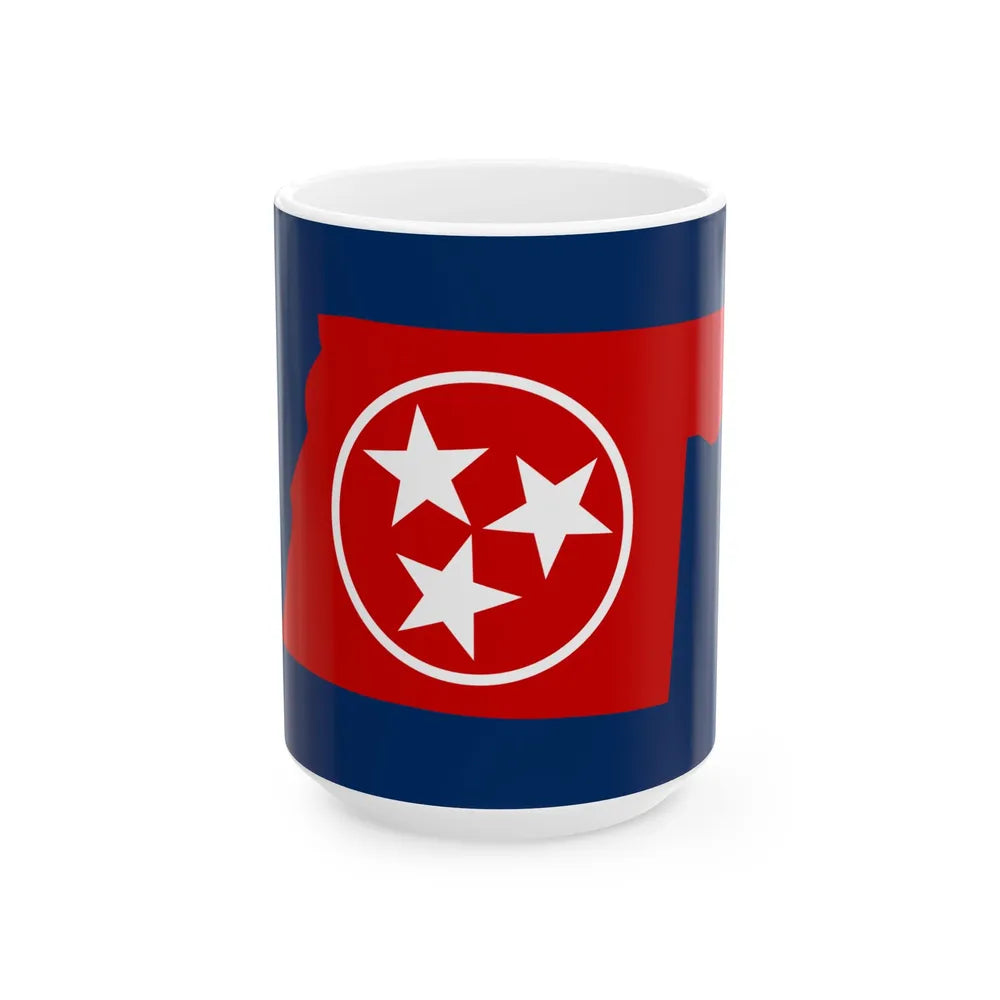 Flag of Obion County Tennessee (United States) White Coffee Mug 15oz - Go Mug Yourself