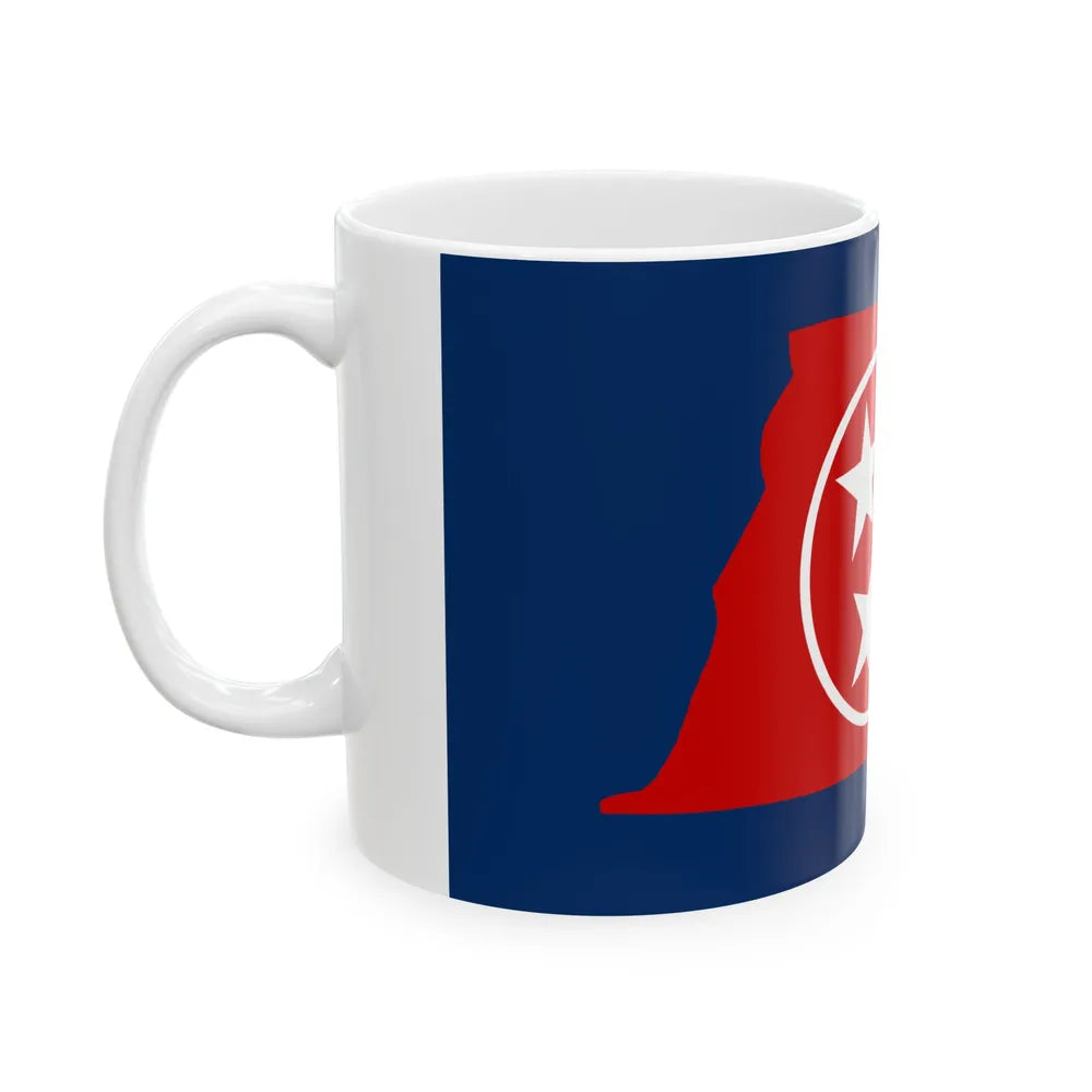Flag of Obion County Tennessee (United States) White Coffee Mug - Go Mug Yourself