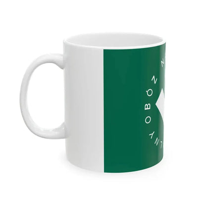 Flag of Oboz Narodowo Radykalny Alternative (Poland) White Coffee Mug - Go Mug Yourself