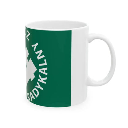 Flag of Oboz Narodowo Radykalny (Poland) White Coffee Mug - Go Mug Yourself