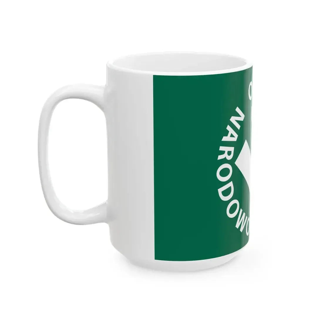 Flag of Oboz Narodowo Radykalny (Poland) White Coffee Mug - Go Mug Yourself