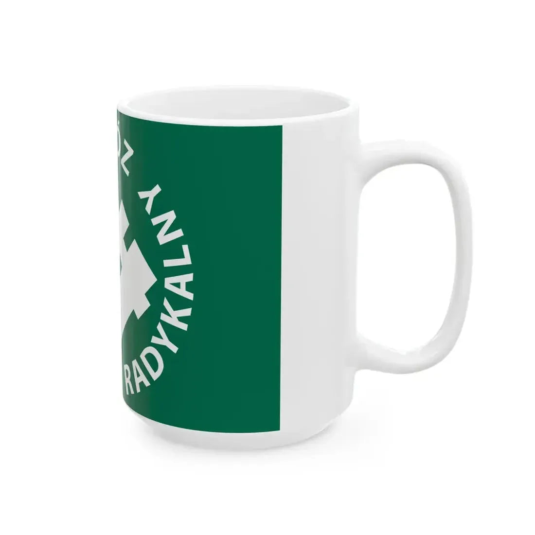 Flag of Oboz Narodowo Radykalny (Poland) White Coffee Mug - Go Mug Yourself
