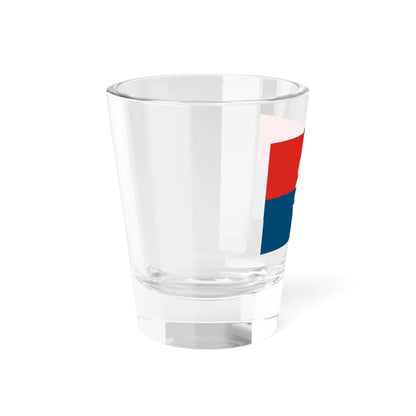 Flag of Obraz (Serbia) Shot Glass 1.5oz - Go Mug Yourself