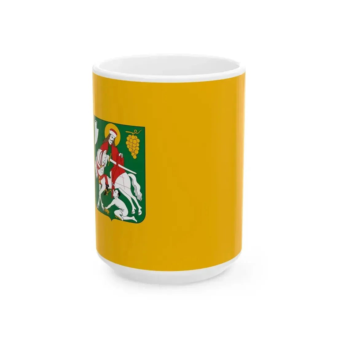Flag of Obudavar (Hungary) White Coffee Mug 15oz - Go Mug Yourself