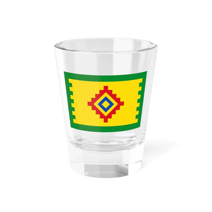 Flag of Obukhovo Moscow oblast (Russia) Shot Glass 1.5oz 1.5oz - Go Mug Yourself