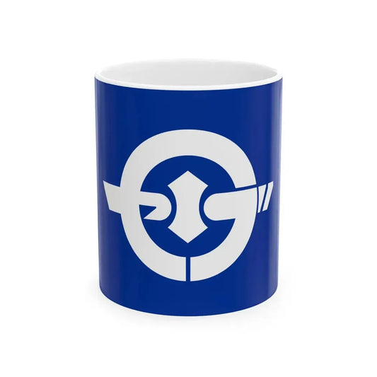 Flag of Obuse Nagano (Japan) White Coffee Mug 11oz - Go Mug Yourself