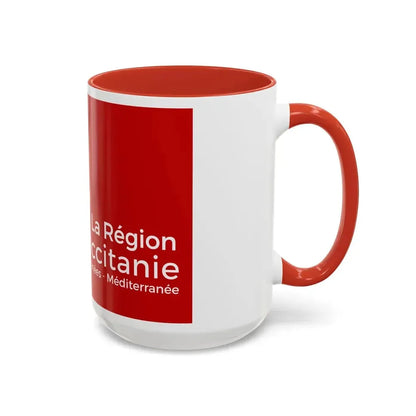 Flag of Occitanie France - Accent Coffee Mug - Go Mug Yourself