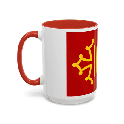 Flag of Occitanie France - Accent Coffee Mug - Go Mug Yourself