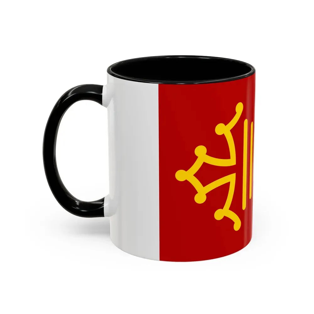 Flag of Occitanie France - Accent Coffee Mug - Go Mug Yourself