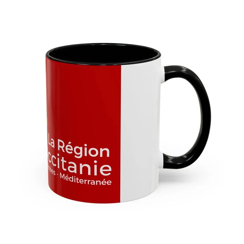 Flag of Occitanie France - Accent Coffee Mug - Go Mug Yourself