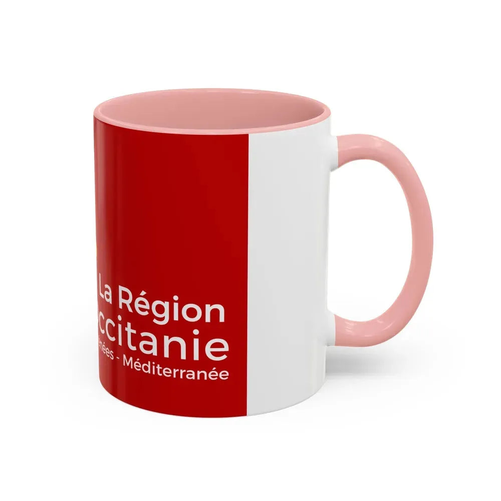 Flag of Occitanie France - Accent Coffee Mug - Go Mug Yourself