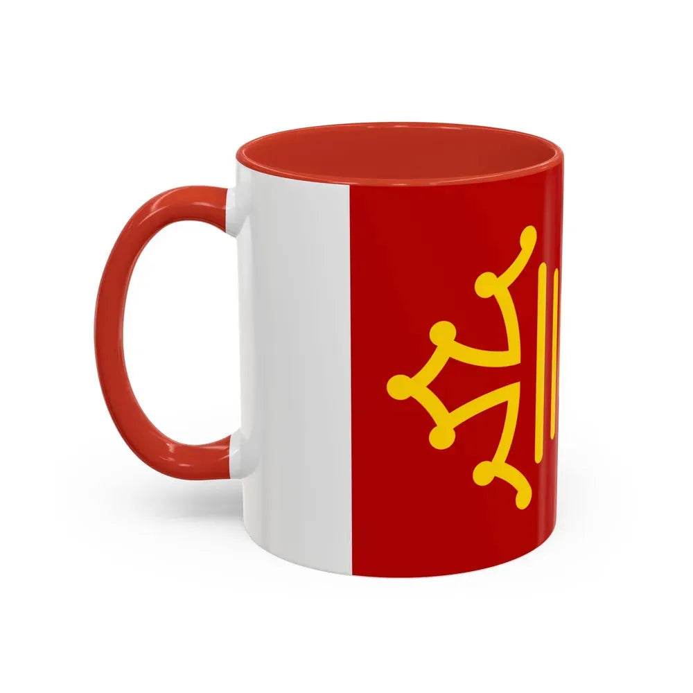 Flag of Occitanie France - Accent Coffee Mug - Go Mug Yourself