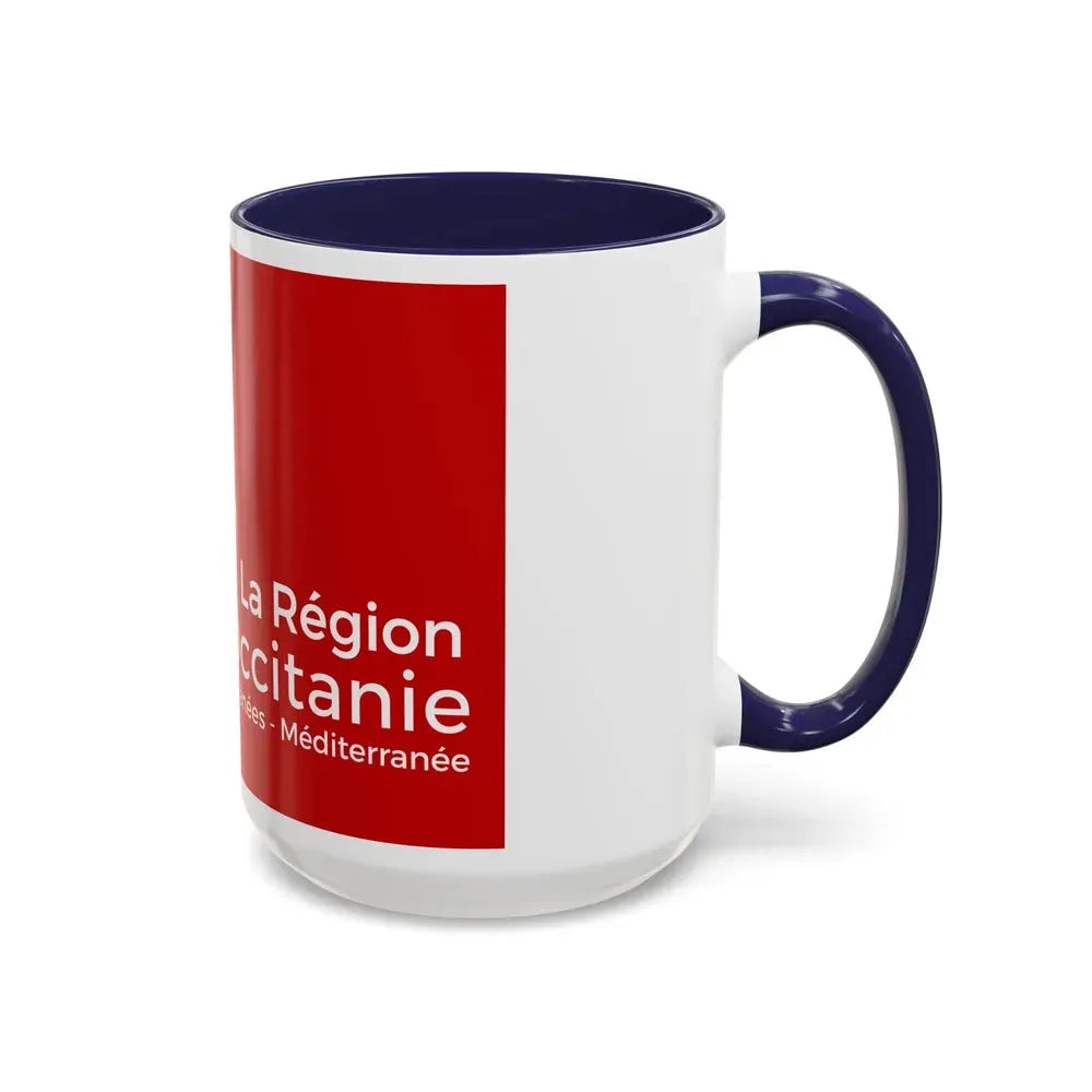 Flag of Occitanie France - Accent Coffee Mug - Go Mug Yourself