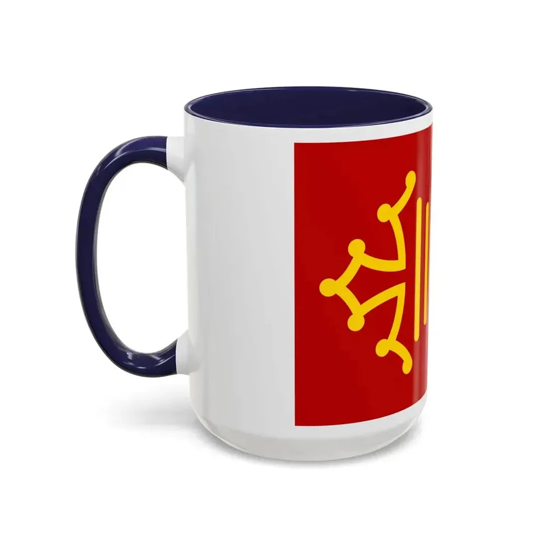 Flag of Occitanie France - Accent Coffee Mug - Go Mug Yourself