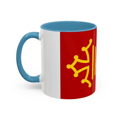 Flag of Occitanie France - Accent Coffee Mug - Go Mug Yourself