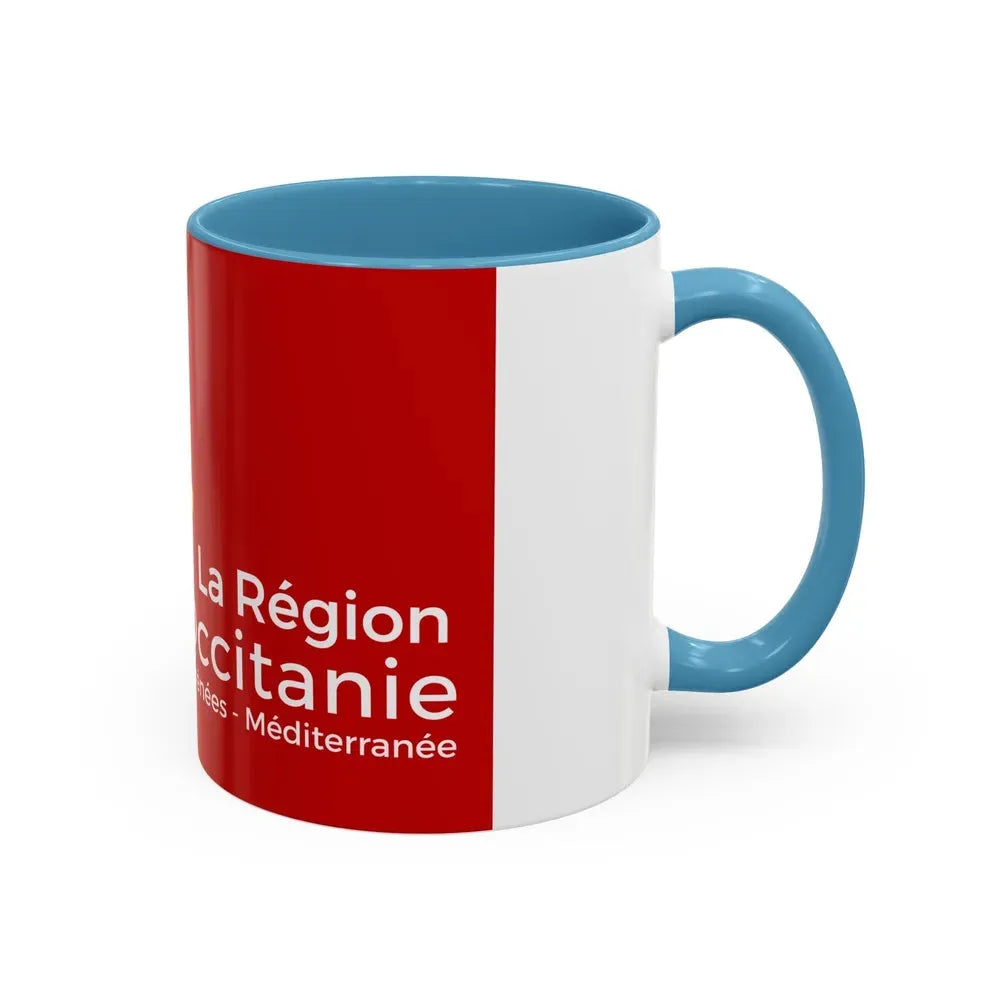 Flag of Occitanie France - Accent Coffee Mug - Go Mug Yourself