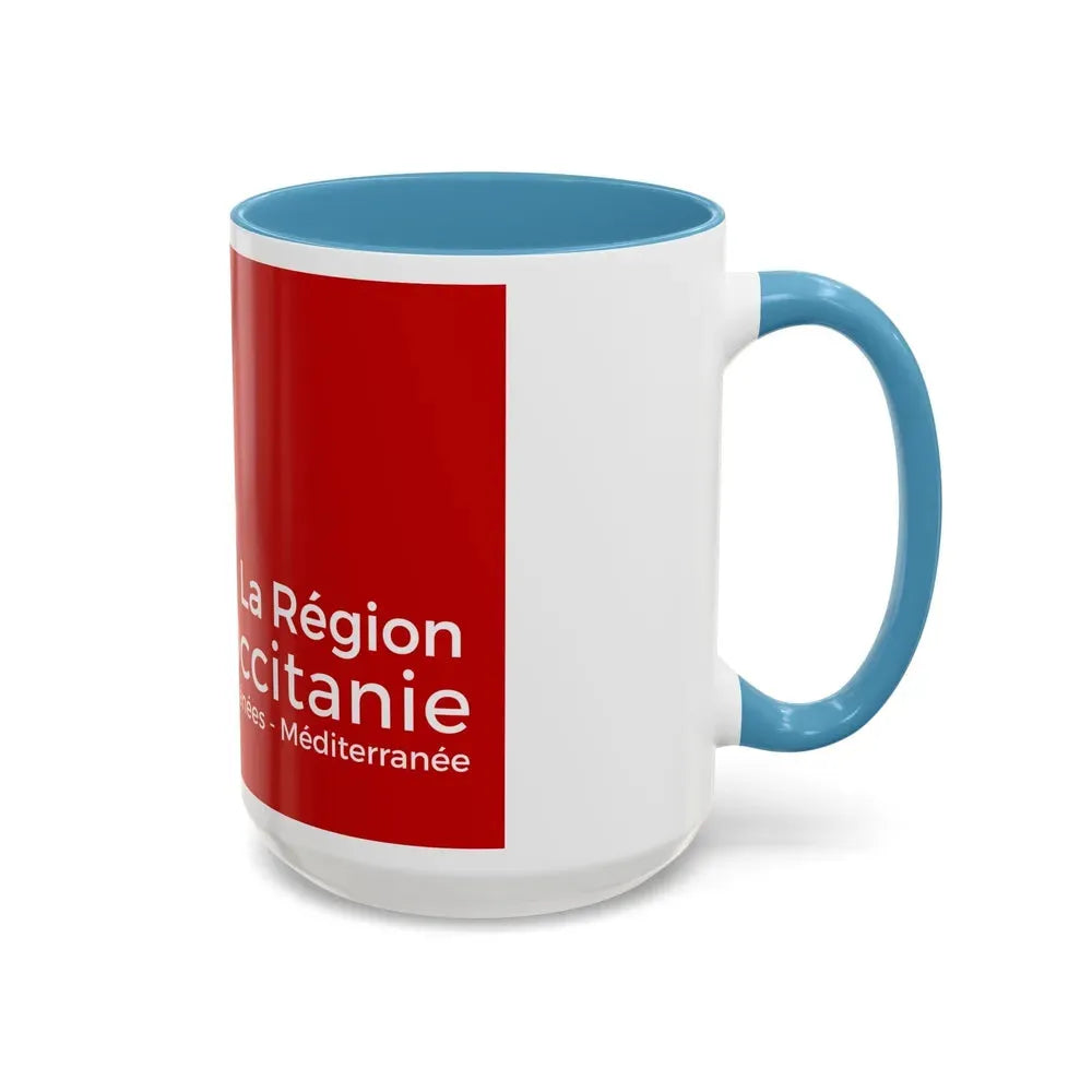 Flag of Occitanie France - Accent Coffee Mug - Go Mug Yourself