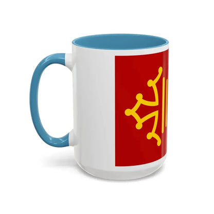 Flag of Occitanie France - Accent Coffee Mug - Go Mug Yourself