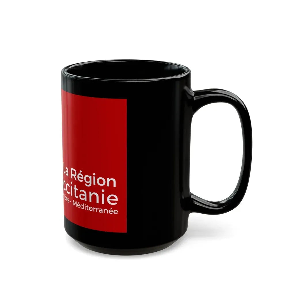 Flag of Occitanie France - Black Coffee Mug - Go Mug Yourself