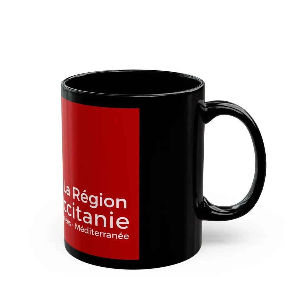 Flag of Occitanie France - Black Coffee Mug - Go Mug Yourself