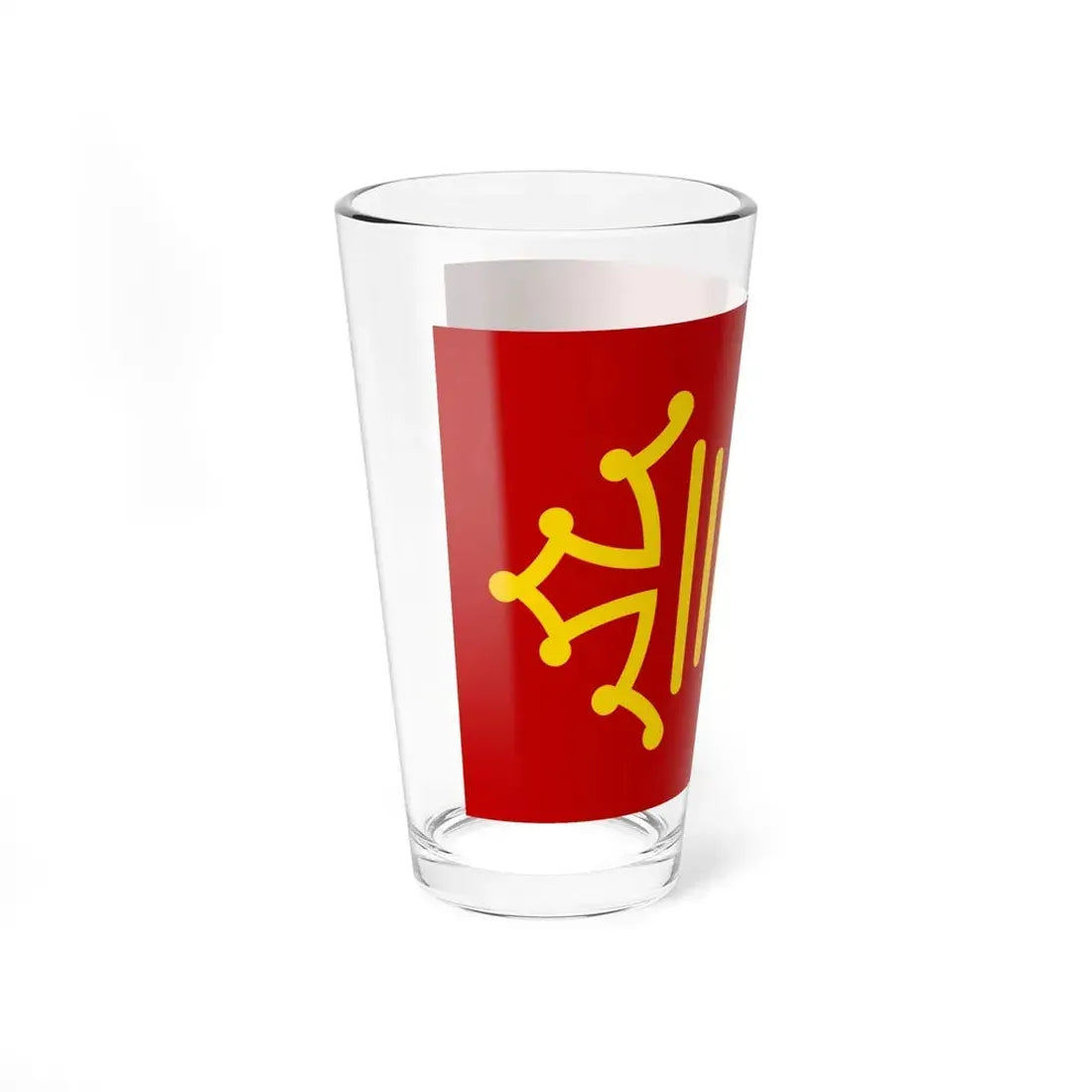 Flag of Occitanie France - Pint Glass 16oz - Go Mug Yourself