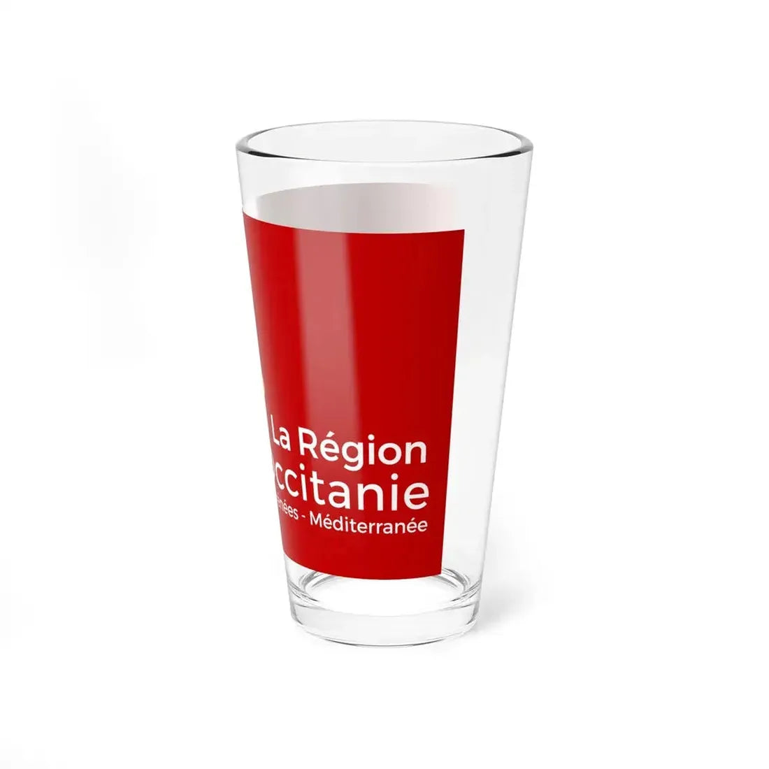 Flag of Occitanie France - Pint Glass 16oz - Go Mug Yourself