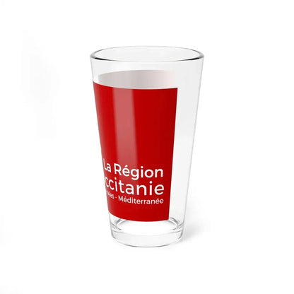 Flag of Occitanie France - Pint Glass 16oz - Go Mug Yourself
