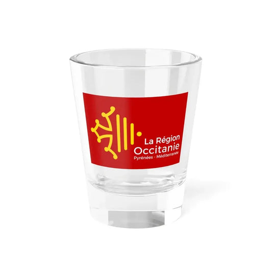 Flag of Occitanie France - Shot Glass 1.5oz 1.5oz - Go Mug Yourself