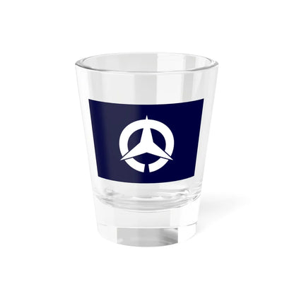 Flag of Ochi Kagawa 1958-2003 (Japan) Shot Glass 1.5oz 1.5oz - Go Mug Yourself