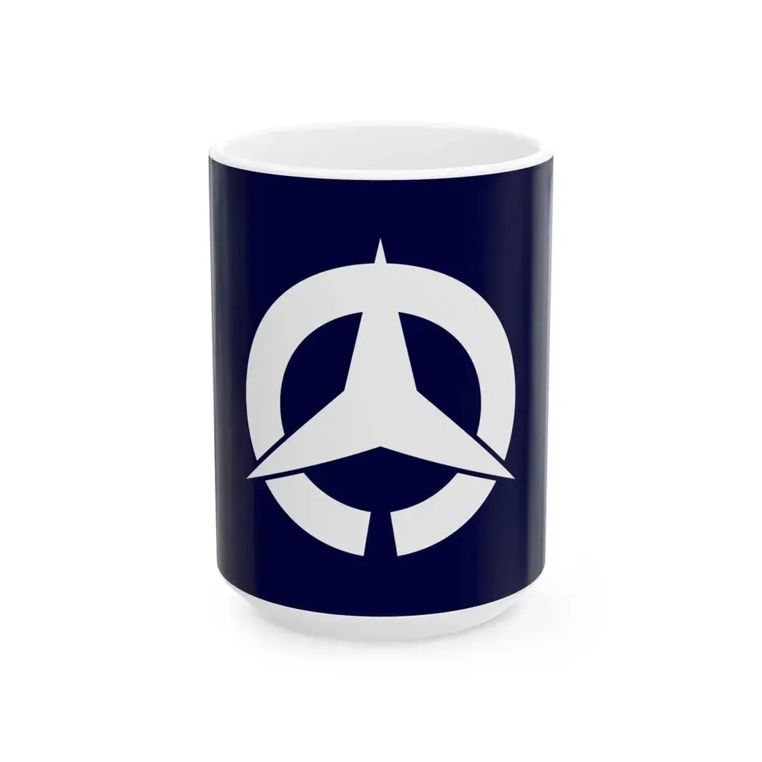 Flag of Ochi Kagawa 1958-2003 (Japan) White Coffee Mug 15oz - Go Mug Yourself