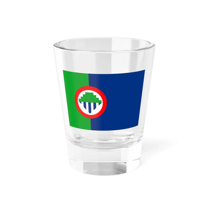 Flag of Oconee County South Carolina (United States) Shot Glass 1.5oz 1.5oz - Go Mug Yourself