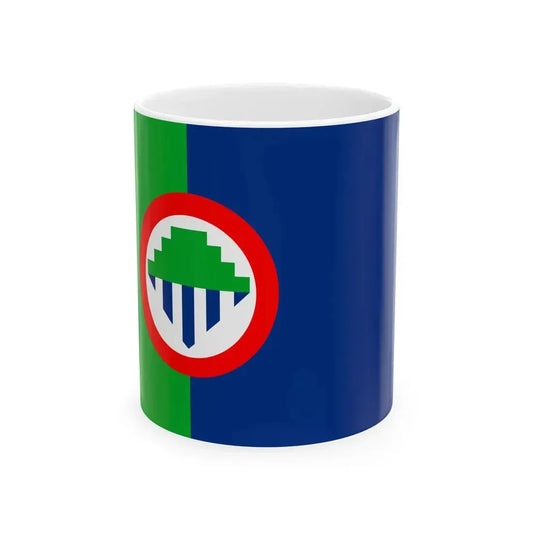 Flag of Oconee County South Carolina (United States) White Coffee Mug 11oz - Go Mug Yourself