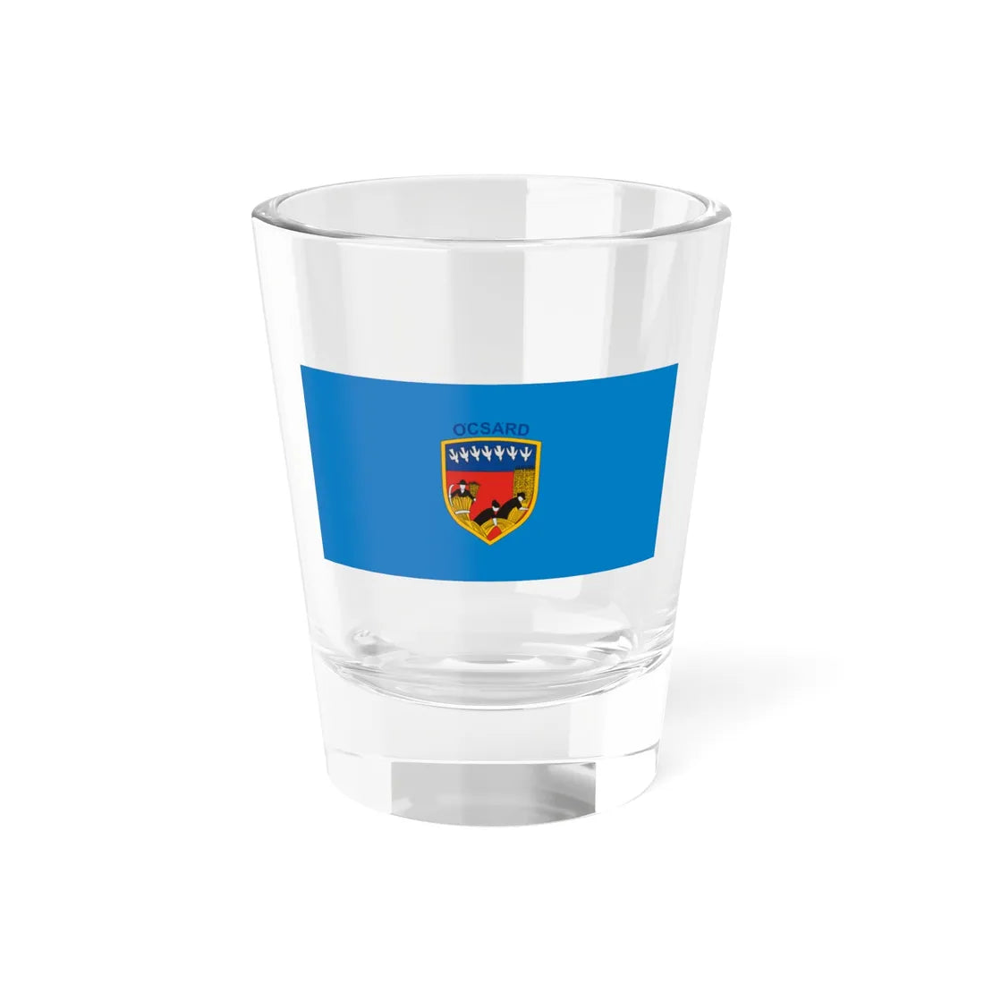 Flag of Ocsard (Hungary) Shot Glass 1.5oz 1.5oz - Go Mug Yourself