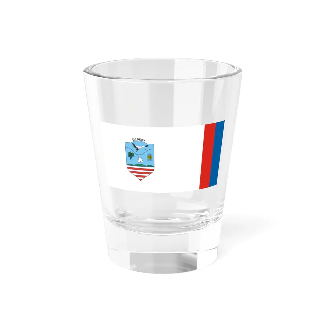 Flag of Ocseny (Hungary) Shot Glass 1.5oz 1.5oz - Go Mug Yourself