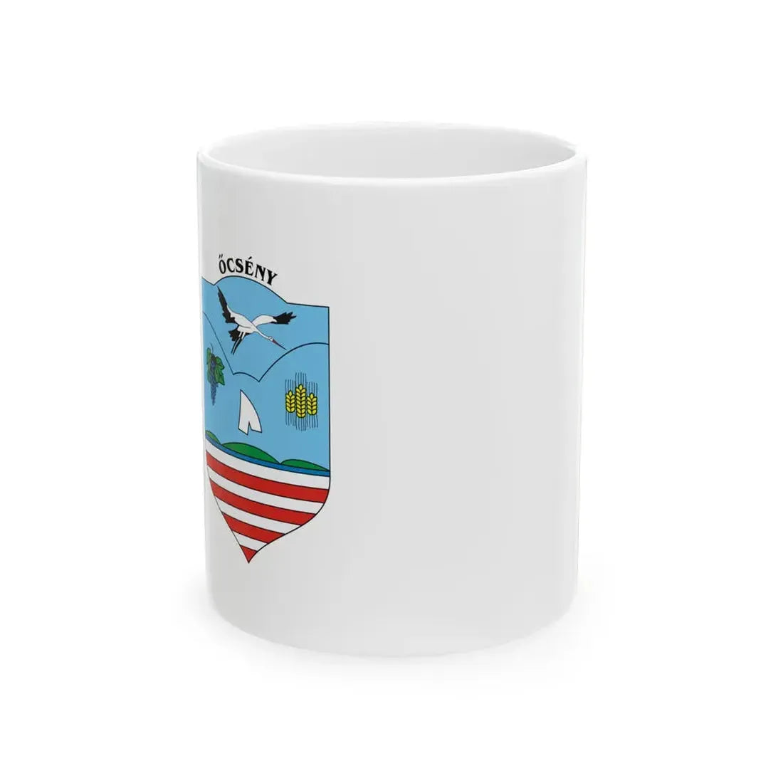 Flag of Ocseny (Hungary) White Coffee Mug 11oz - Go Mug Yourself