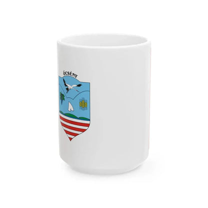 Flag of Ocseny (Hungary) White Coffee Mug 15oz - Go Mug Yourself