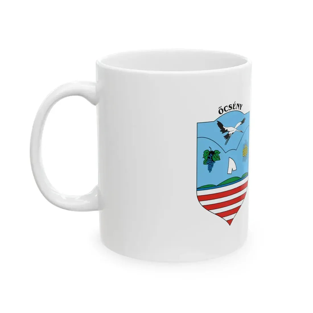 Flag of Ocseny (Hungary) White Coffee Mug - Go Mug Yourself