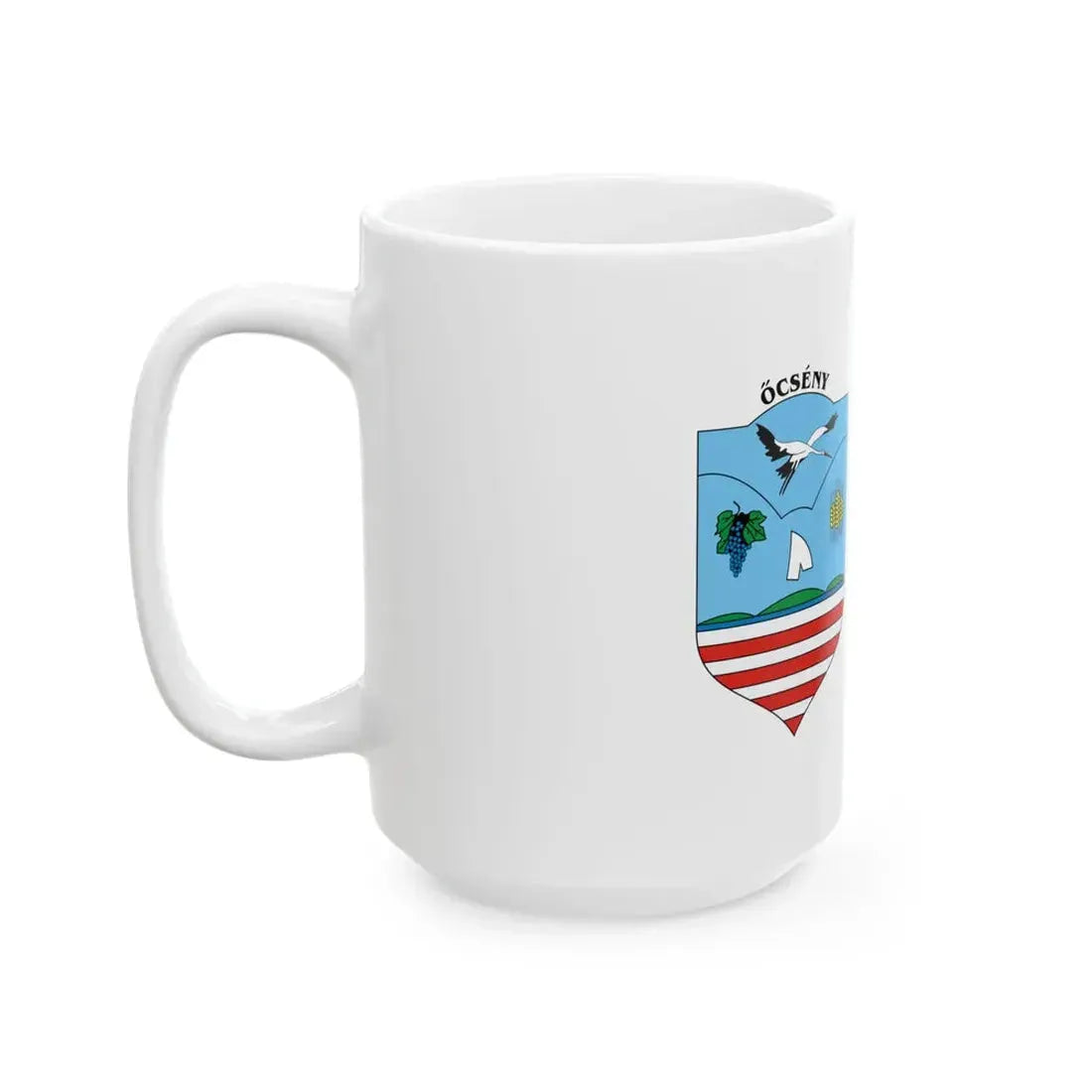 Flag of Ocseny (Hungary) White Coffee Mug - Go Mug Yourself
