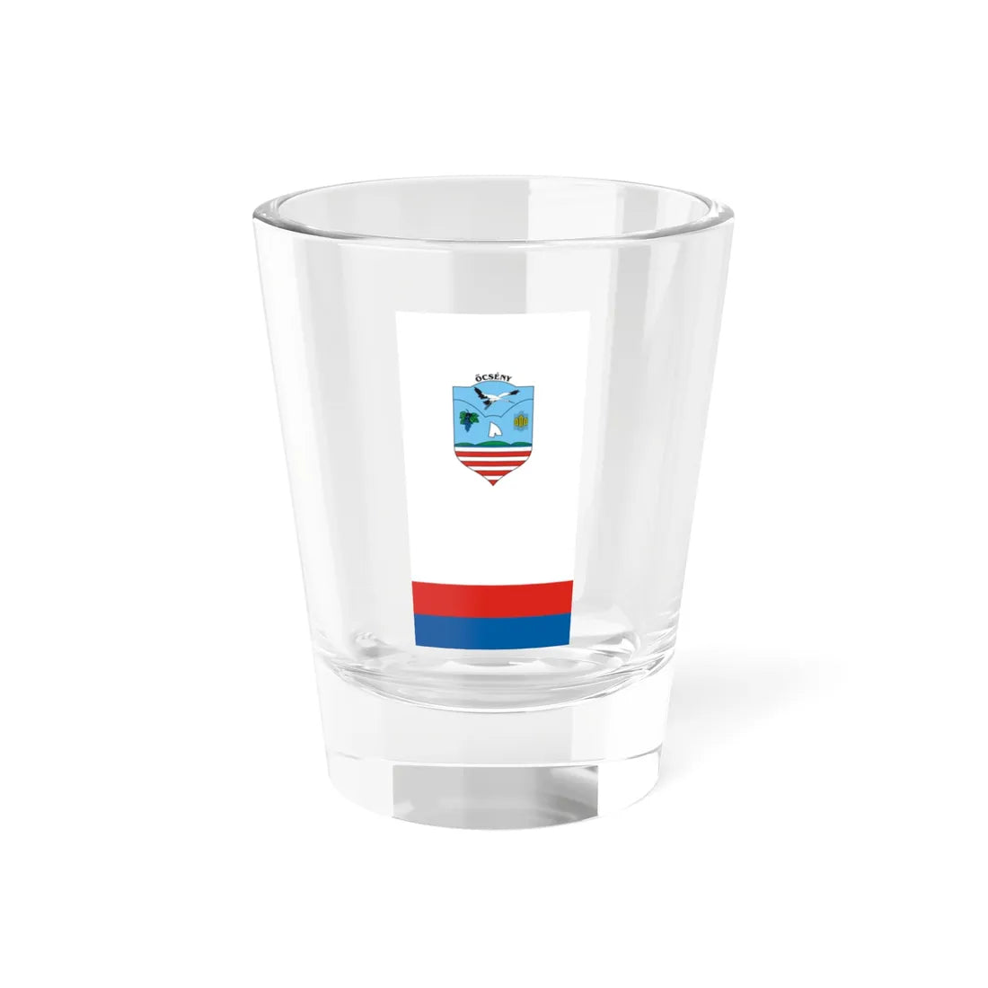Flag of Ocseny vertical (Hungary) Shot Glass 1.5oz 1.5oz - Go Mug Yourself