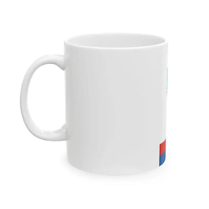 Flag of Ocseny vertical (Hungary) White Coffee Mug - Go Mug Yourself
