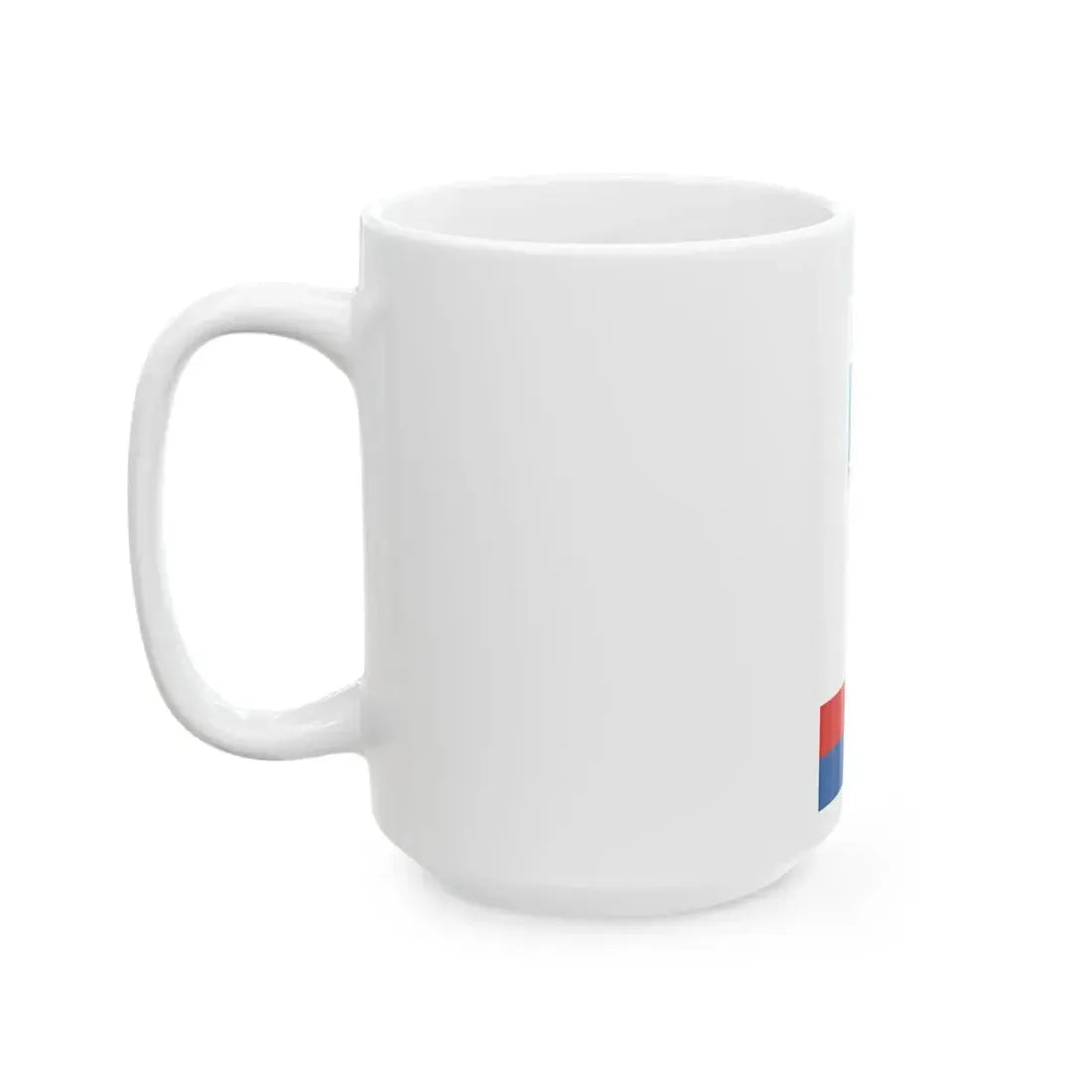 Flag of Ocseny vertical (Hungary) White Coffee Mug - Go Mug Yourself