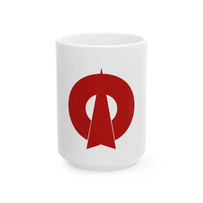 Flag of Oda Shimane (Japan) White Coffee Mug 15oz - Go Mug Yourself