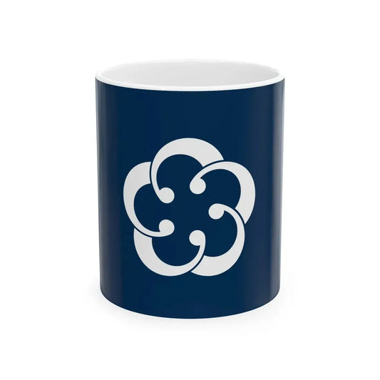 Flag of Odawara Kanagawa (Japan) White Coffee Mug 11oz - Go Mug Yourself