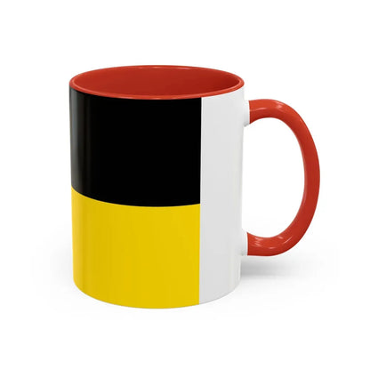 Flag of Odenwaldkreis Germany - Accent Coffee Mug - Go Mug Yourself