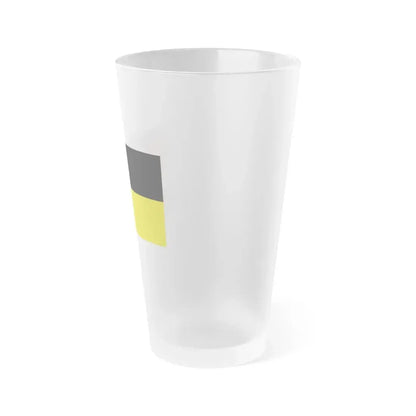 Flag of Odenwaldkreis Germany - Frosted Pint Glass 16oz - Go Mug Yourself