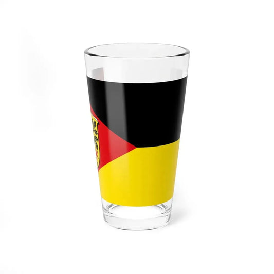 Flag of Odenwaldkreis Germany - Pint Glass 16oz 16oz - Go Mug Yourself